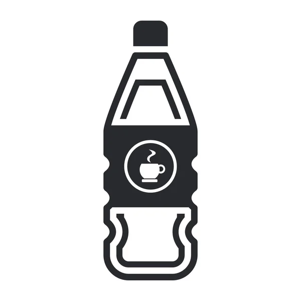 Ilustración vectorial de la botella de café — Vector de stock