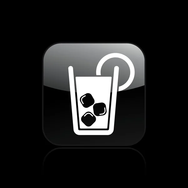 Illustration vectorielle de l'icône cocktail — Image vectorielle