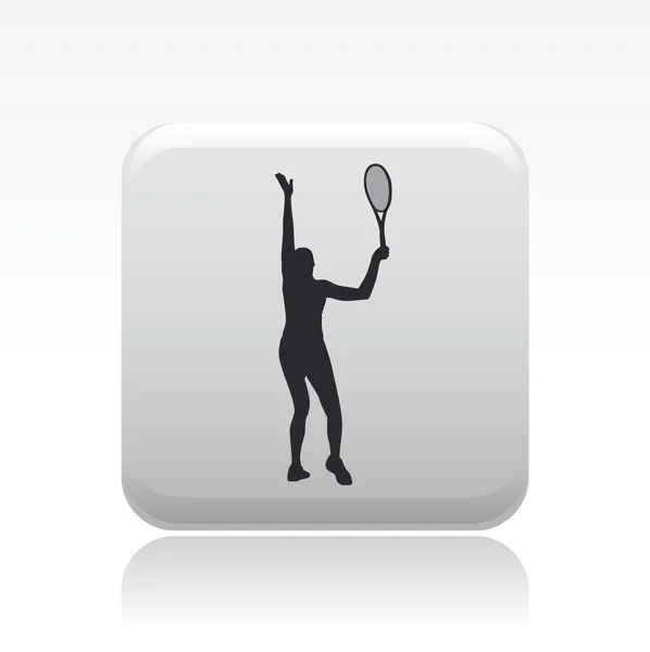 テニスアイコンのベクトルイラスト — ストックベクタ