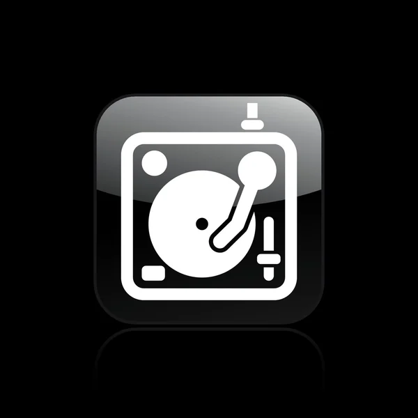 Turntable icon — Stock Vector