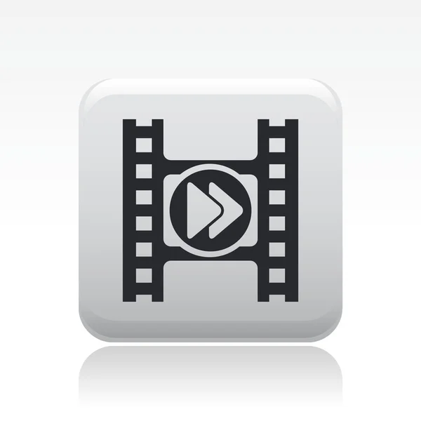 Lettore video icona — Vettoriale Stock