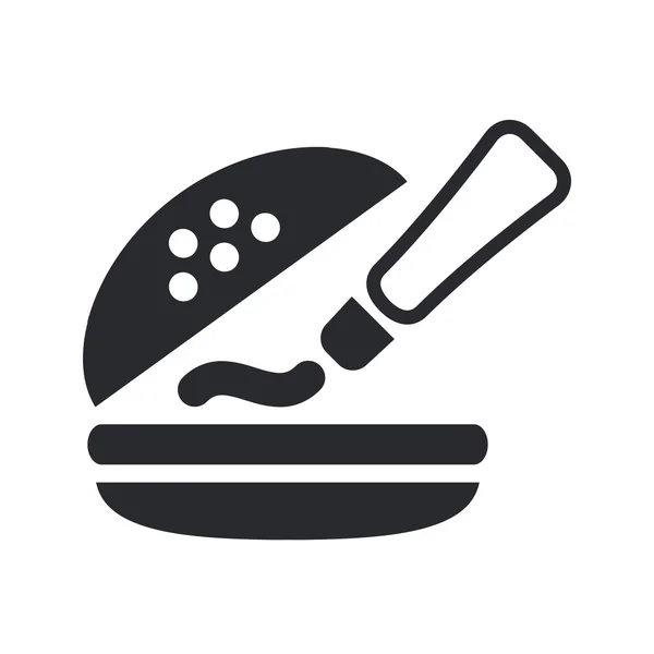 Illustration vectorielle de l'icône sandwich — Image vectorielle