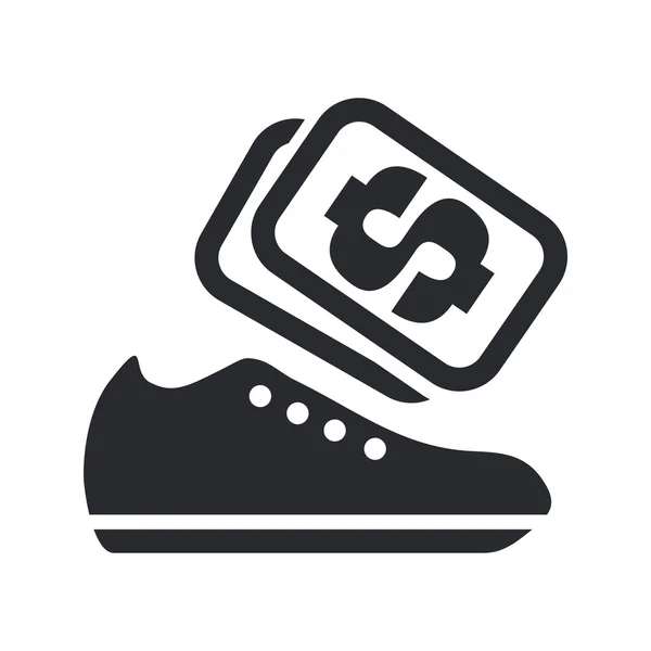 靴の販売のベクトル イラスト — ストックベクタ