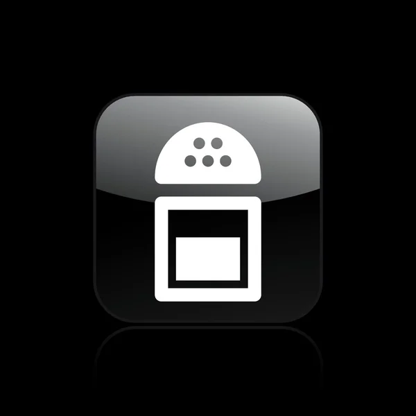 Vector illustration of salt storage icon — Stock Vector