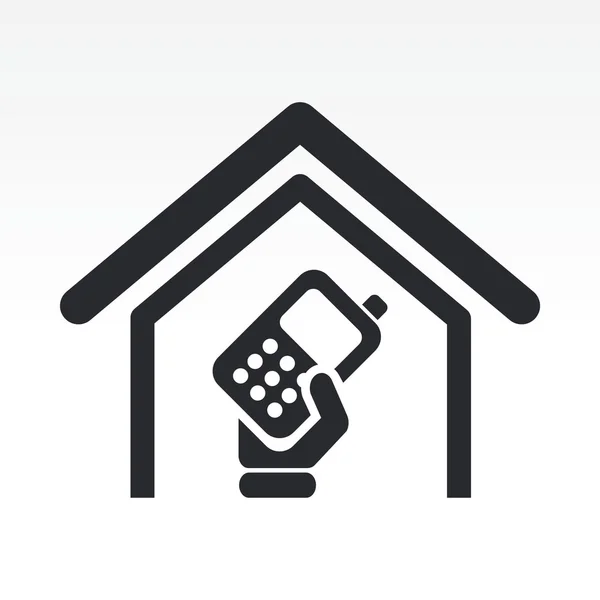 Ilustração vetorial do ícone do telefone móvel —  Vetores de Stock