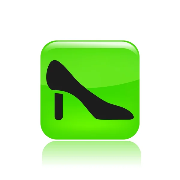 Illustrazione vettoriale dell'icona isolata della scarpa — Vettoriale Stock
