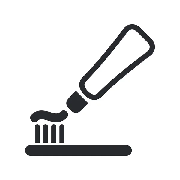 Vektoros illusztráció elszigetelt fogkrém ikon — Stock Vector