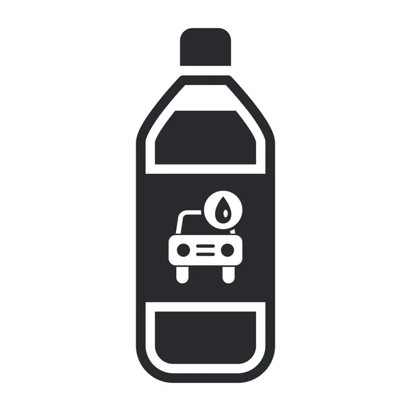 Ilustração vetorial do ícone isolado da garrafa — Vetor de Stock
