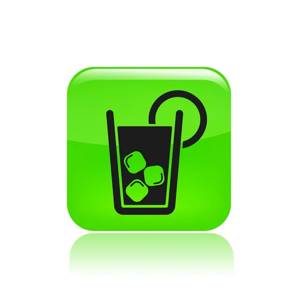 Vector illustration of single isolated drink icon — Stock Vector