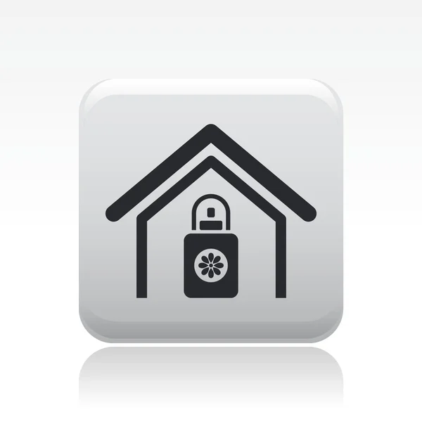 Ilustración vectorial del icono del desodorante de la casa — Vector de stock