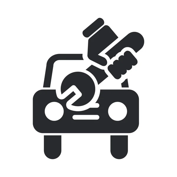 Vektor-Illustration der Auto-Reparatur-Symbol — Stockvektor