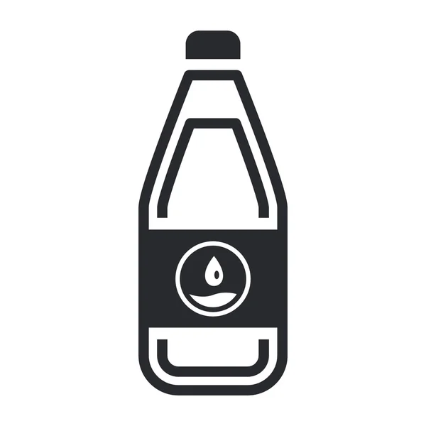 Vectorillustratie van geïsoleerde fles pictogram — Stockvector