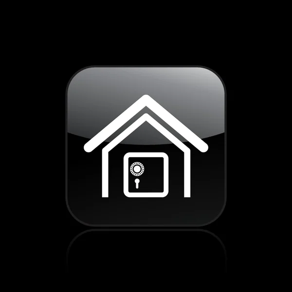 Illustration vectorielle de l'icône d'une banque — Image vectorielle