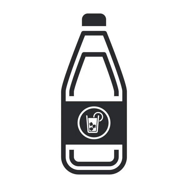 Vektor illustration av isolerade te flaska ikonen — Stock vektor