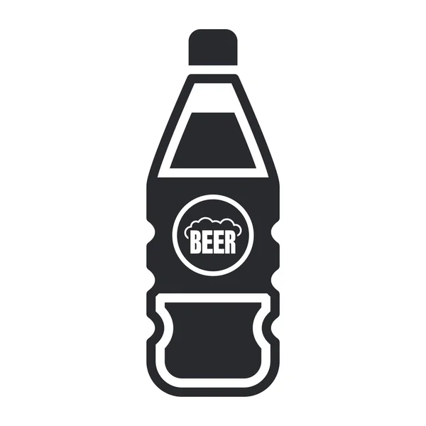 Illustrazione vettoriale dell'icona della birra isolata — Vettoriale Stock