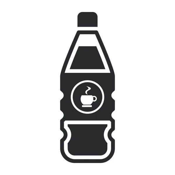 Vectorillustratie van één koffie fles pictogram — Stockvector
