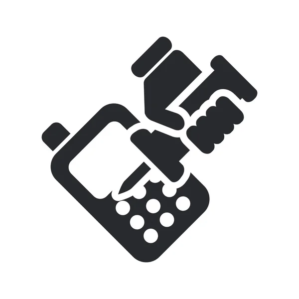 Vektor-Illustration von isolierten Telefon Reparatur-Symbol — Stockvektor