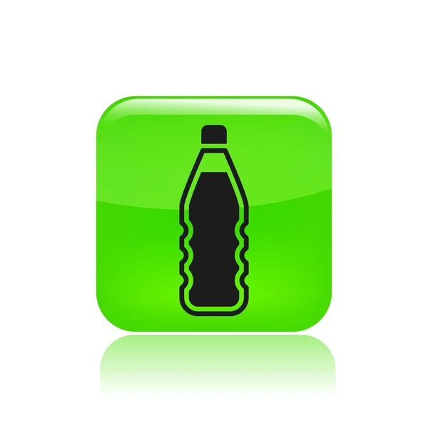 stock vector Vector illustration of single bottle icon