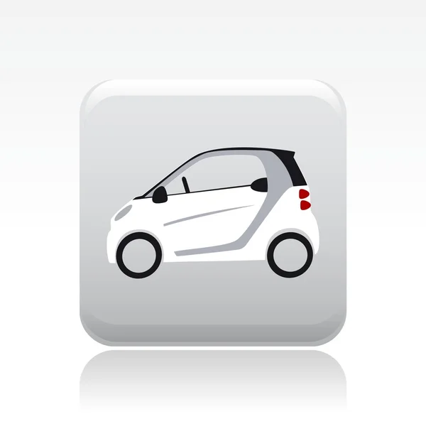 Vector illustration of single small car icon — Stock Vector