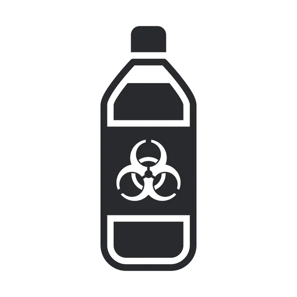 Vektor Illustration der Gefahr Flasche Symbol — Stockvektor