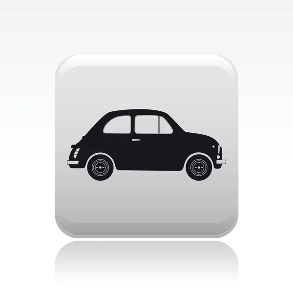 Ilustración vectorial del icono de un solo coche — Archivo Imágenes Vectoriales