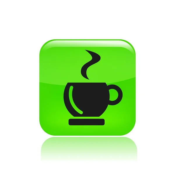 Vektor illustration av enda kaffe-ikonen — Stock vektor