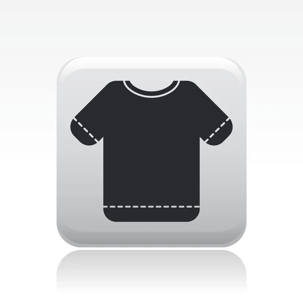 1 つの t シャツのアイコンのベクトル イラスト — ストックベクタ