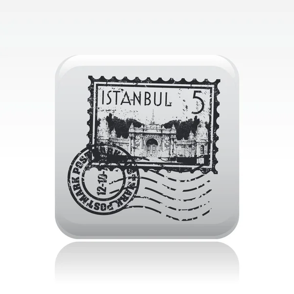 Vector illustration of single Istanbul icon — Stock Vector