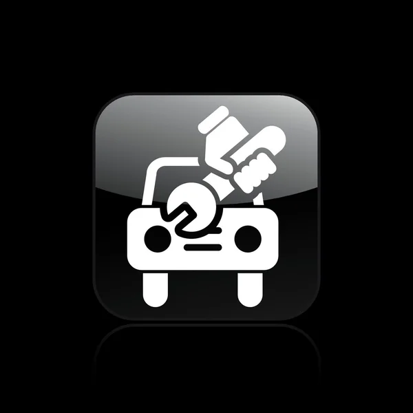 Vector illustration of single car repair icon — Stock Vector