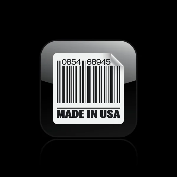 Ilustração vetorial do ícone isolado dos EUA —  Vetores de Stock