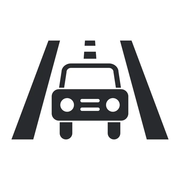 Vektör çizim izole sürücü simgesi — Stok Vektör