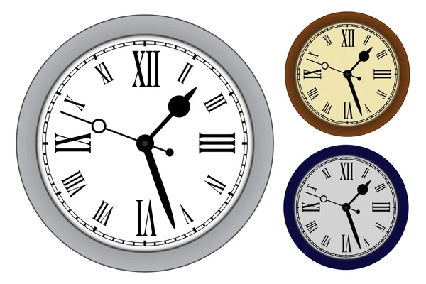 Векторная иллюстрация одной часовой иконки — стоковый вектор