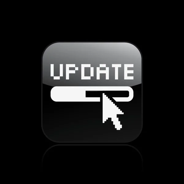 Illustrazione vettoriale dell'icona del singolo aggiornamento — Vettoriale Stock