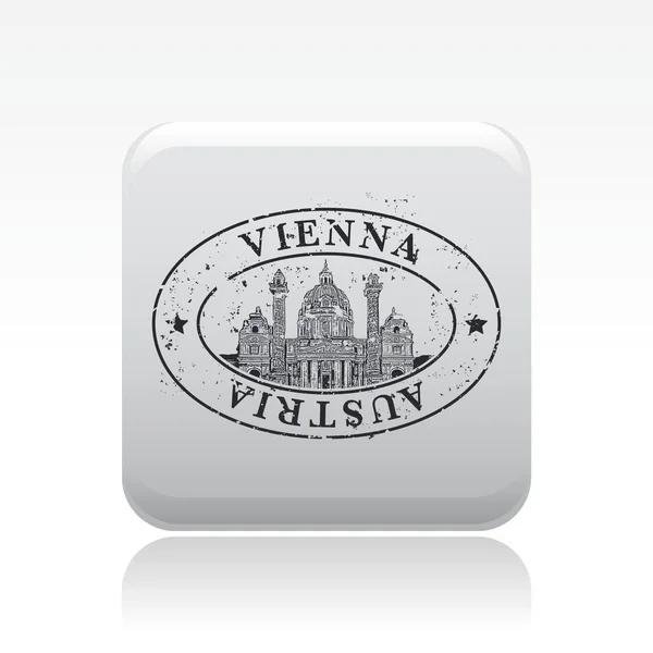 stock vector Vector illustration of isolated Vienna icon