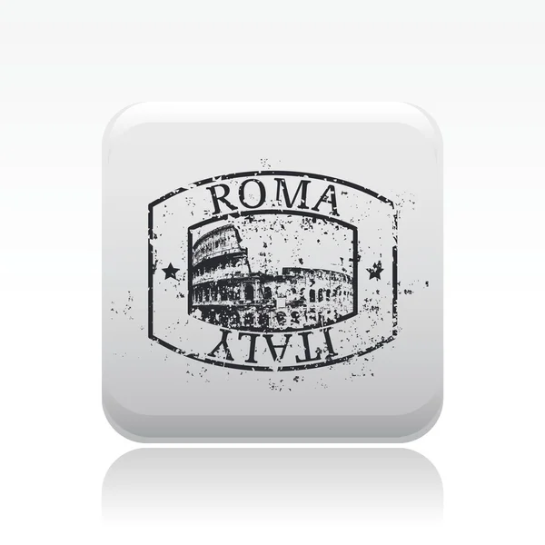 Vektor illustration av enda roma-ikonen — Stock vektor