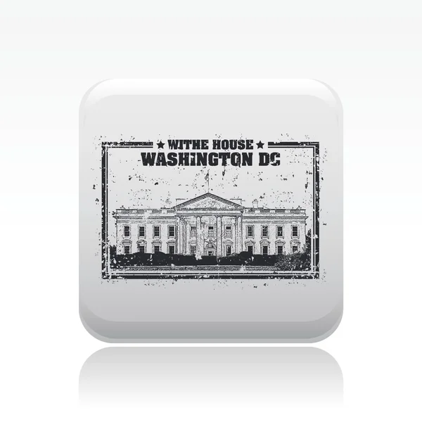 Vektorikuvake yksittäisestä Washingtonin kuvakkeesta — vektorikuva