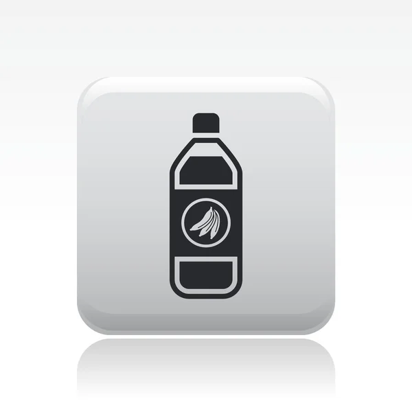 Vector illustration of single fruit juice icon — Stock Vector