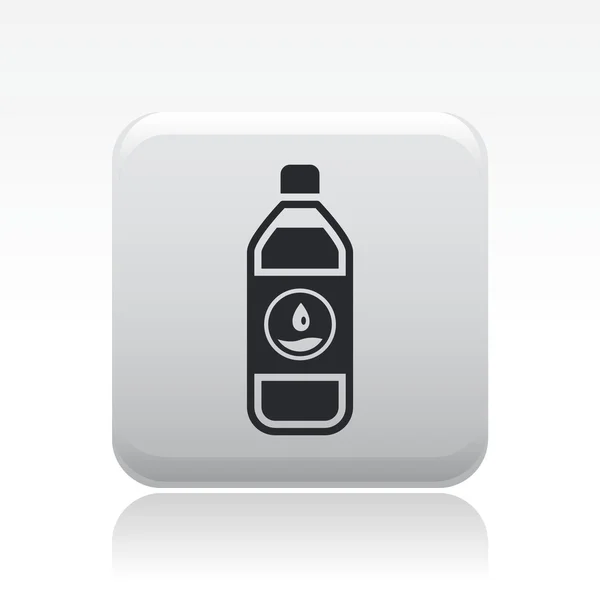 Vektor-Illustration des einzelnen Wasserflaschen-Symbols — Stockvektor