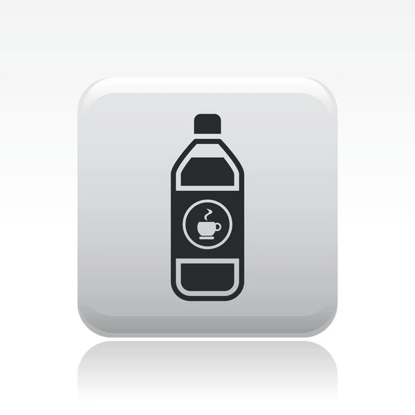 Illustration vectorielle de l'icône de bouteille de café isolée — Image vectorielle