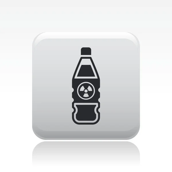 Illustration vectorielle de l'icône d'une bouteille nucléaire — Image vectorielle