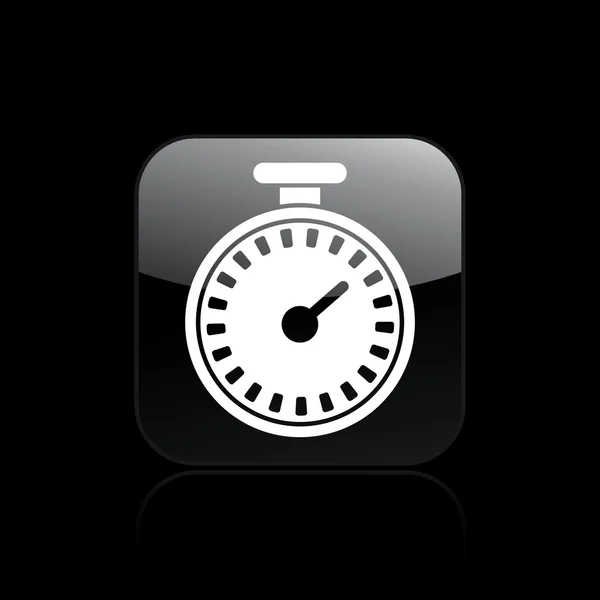 Illustrazione vettoriale dell'icona isolata del cronometro — Vettoriale Stock