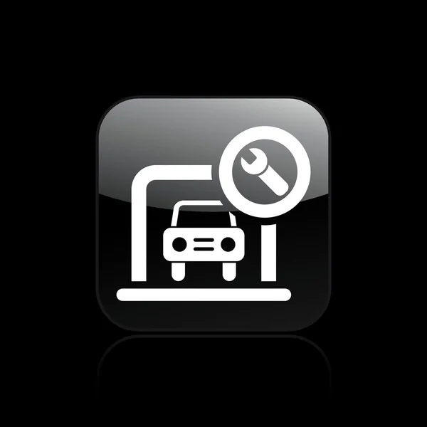 Illustration vectorielle de l'icône de boîte de voiture isolée — Image vectorielle