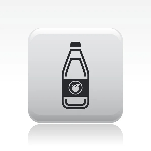 Vektoros illusztráció elszigetelt gyümölcs juice ikon — Stock Vector