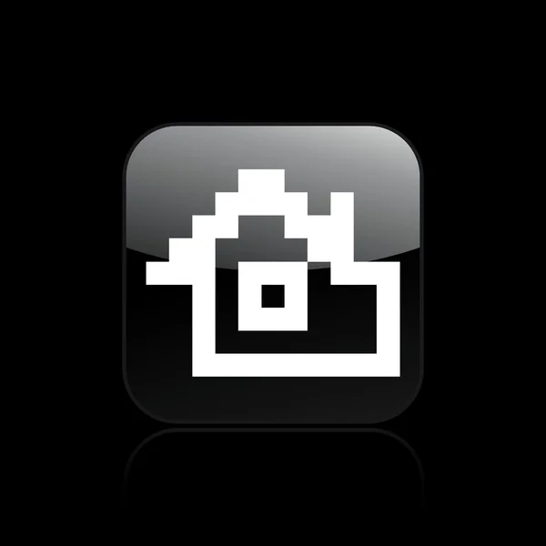 Illustration vectorielle de l'icône pixel pc — Image vectorielle