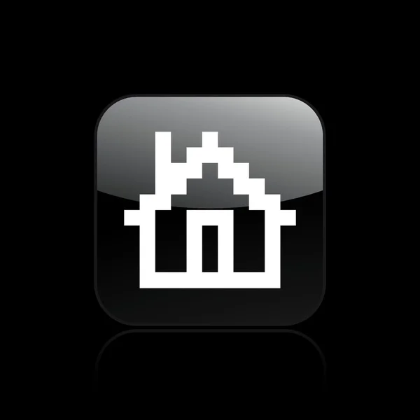Illustration vectorielle de l'icône pixel pc — Image vectorielle