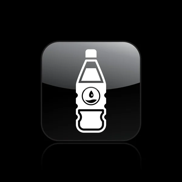 Vektor-Illustration des einzelnen Wasserflaschen-Symbols — Stockvektor