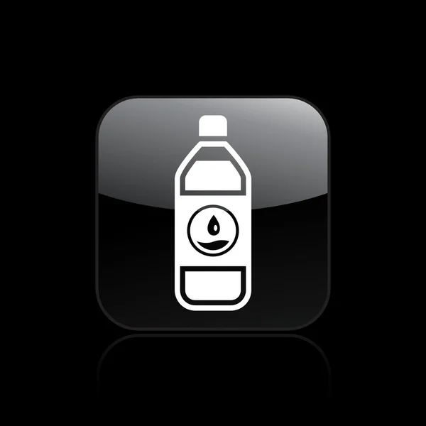 瓶水隔离的图标矢量插画 — 图库矢量图片