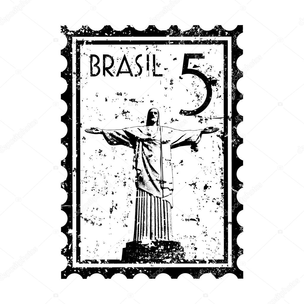 Vector illustration of Rio de Janeiro Stamp