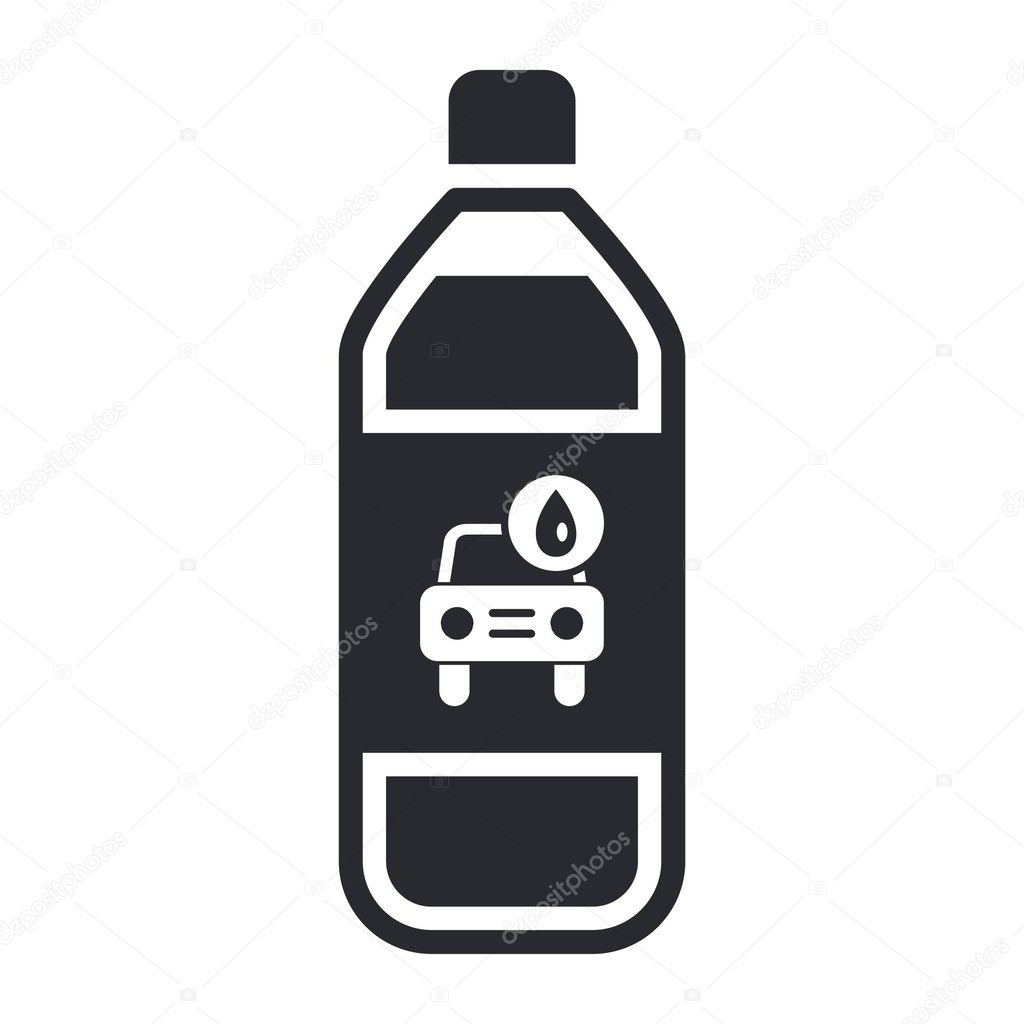 Vector illustration of isolated bottle icon