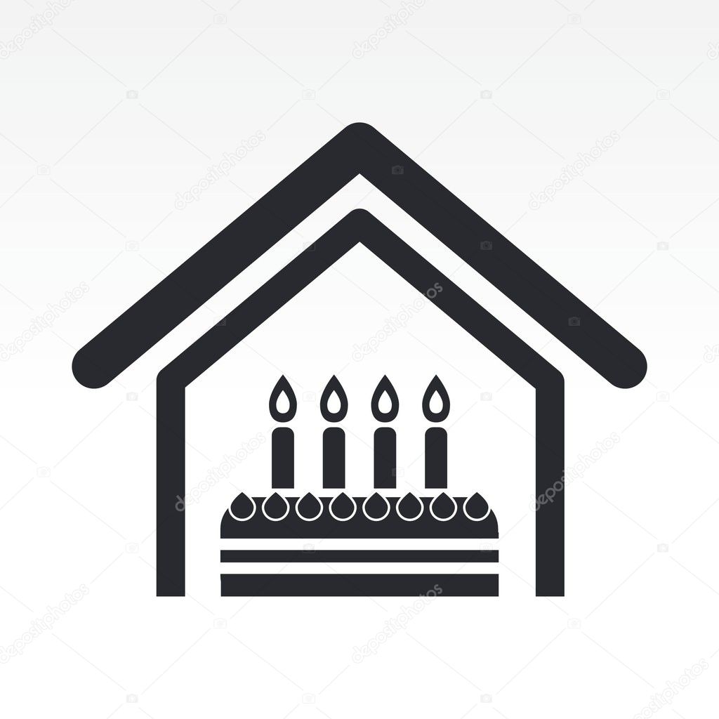 Vector illustration of isolated birthday icon